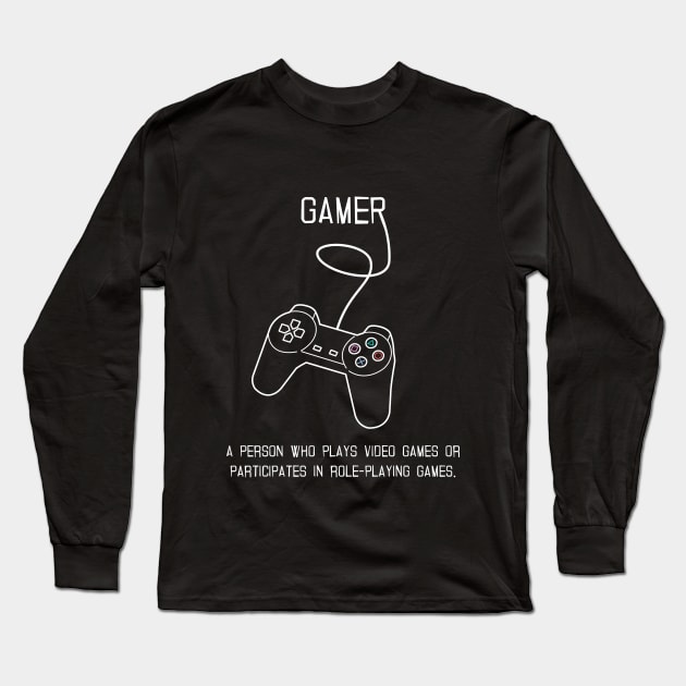 Gamer Long Sleeve T-Shirt by siddick49